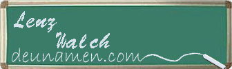 Lenz Walch Visitenkarte